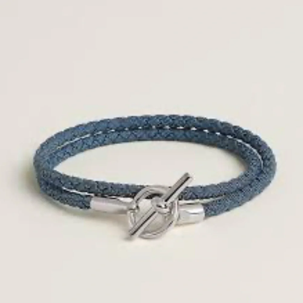 Hermes Glenan Double Tour Jean bracelet